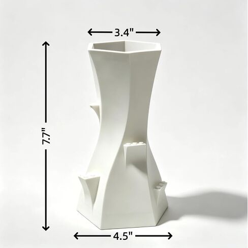 Vase for Lego Flowers, Display Stand Compatible for Lego Bricks and Lego Flower Bouquet Building Set - Perfect for Lego Roses Cherry Blossom Sunflower Tulips Daffodils Lotus, Ideal Gift for Lego Flowe in Saudi Arabia