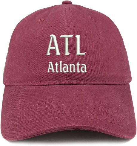 متجر الملابس العصرية ATL Atlanta قبعة بيسبول من القطن الناعم in Kuwait