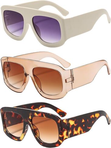 Y2K Oversized Aviator Large Big Frame Designer Trend Fashion Summer Party Sunglasses for Unisex Women Men UV400 in Saudi Arabia