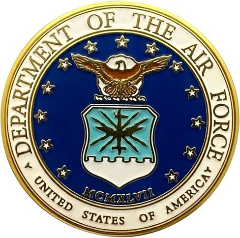 US Armed Forces Lapel Pin Collection, Army, Navy, Marines, Coast Guard, Air Force, 1 1/8" Round, Die-Cast Metal, Dual Butterfly Clutch in Saudi Arabia