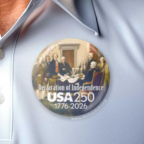 BUTTON DELI 4-Pack Buttons - United States of America Semiquincentennial - Vintage Designs 704 in Saudi Arabia