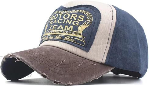 Elwow Men's Distressed Washed Cotton Baseball Cap Sun Hat Driver Cap Trucker Hiking Cap in Saudi Arabia