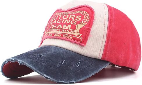Elwow Men's Distressed Washed Cotton Baseball Cap Sun Hat Driver Cap Trucker Hiking Cap in Saudi Arabia
