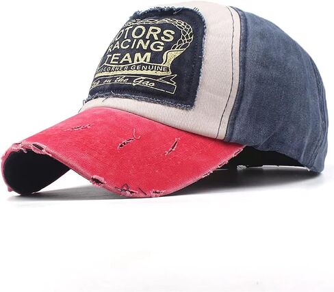 Elwow Men's Distressed Washed Cotton Baseball Cap Sun Hat Driver Cap Trucker Hiking Cap in Saudi Arabia