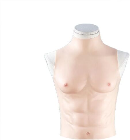 Muscle Shirt Silicone Muscle Bodysuit Costume Muscle Suit Sleeveless Cosplay Prop for Men Women Halloween Party in Saudi Arabia
