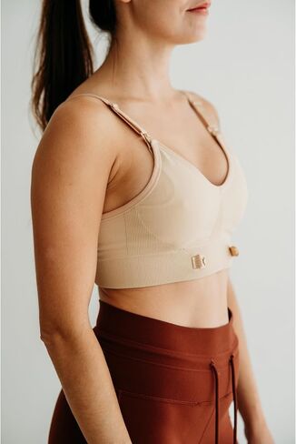 Burble Bra Pumping & Nursing Bra with Patented Clip, Hands-Free Bra for All Wearable Pumps Elvie Willow Momcozy Medela in Kuwait