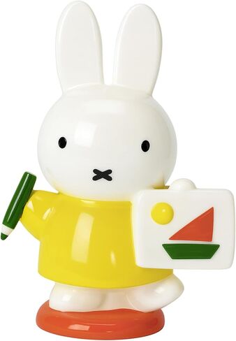 Miffy Art Class Figurine, 4 x 2.5 x 5.5 Inches, created by Blue Sky Clayworks in Kuwait
