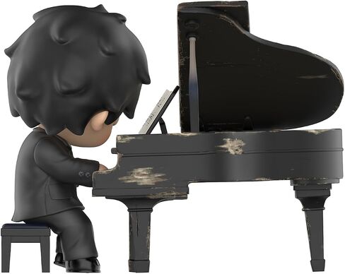 POP MART Hirono The Pianist Figure Figurine, 3.15 inches Height, Toys for Modern Home Decor, Collectible Toy Set for Desk Accessories in Kuwait