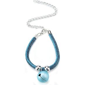 Japanese Pets Cat Collar Adjustable Pets Necklace Kitten Supply Cat Bell Collar w/Extension Chain(A)