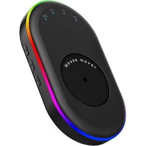 Qullqian LED Mouse Jiggler Undetectable Mouse Mover Device with Timer, ON/Off Switch, Driver-Free Shaker for Keeping The PC Active and Secure.