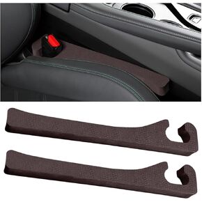 Car Seat Gap Filler, 2pcs Seat Gap Filler Organizer, Side Seam Plug Strip Fill The Gap Between Seat and Console, Stop Things Dropping, Car Accessories Universal for Most Vehicles (Brown) in Saudi Arabia