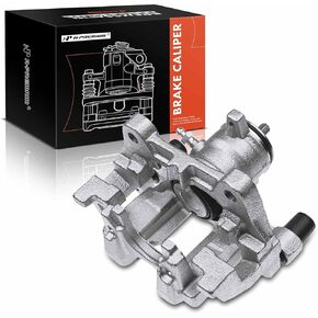 A-Premium Rear Disc Brake Caliper Assembly with Bracket Compatible with Select Ford and Lincoln Models - Fusion 2013-2020, Police Responder Hybrid, SSV Plug-In Hybrid, Continental, MKZ -Rear Right