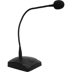EBTOOLS Wired Microphone, 360 Degree Omnidirectional Highly Sensitive Noise Reduction Desktop Gooseneck Microphone, with 5m XLR Cable, Suitable for Meetings, Voice, Games, Karaoke