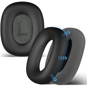 Seltureone Case Compatible for AirPods Max Earpads, Earcup Cover Protector, Silicone Earphone Protective Earpad Cover Accessories for AirPod Max Headphones Ear Pads, Black