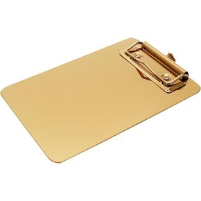 Tsnamay 8.27x5.9 inch Stainless Steel Metal Clipboard,Paper Clipboard for Home, Office, Hospital, Business
