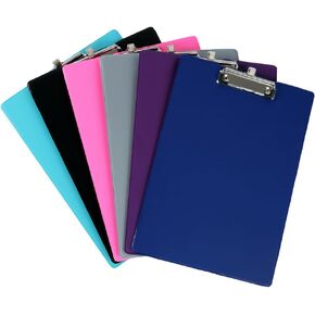 ألواح الحافظة مع حامل أقلام، ألواح مشبكية بحجم حرف A4 قياسي تحتوي على 100 ورقة مقاس 8.5 × 11 بوصة، 6 عبوات بألوان متنوعة in Kuwait