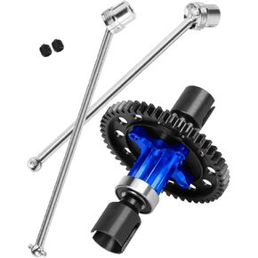 Axle Drive Shafts & 50T Gear Slipper Upgrades Part for 1/8 Kraton 6s,Steel #45 RC Center CVD Driveshafts,2pcs,with 50T Slipper,Navy Blue