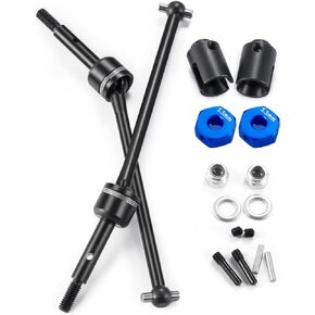 2PCS/Set Steel Rear Drive Shaft CVD Upgrade Parts for Tra-xxas 1/10 Slash 2WD RC Car