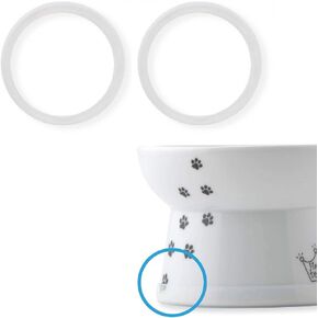 Non-Skid Silicone Protective Cover, Large Size, Pack of 2 for Necoichi Raised Food Bowl (Large)