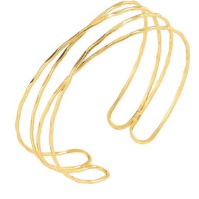 Minimalist Arm Cuff Gold Arm Cuff Upper Arm,Arm Bracelet Dainty Layered Arm Bangle Arm Cuff Jewelry for Women