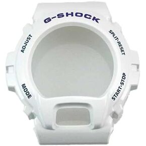 CASIO G-Shock Genuine Model DW6900CS-7 Replacement Shiny White Resin Bezel to Fit Any DW6900xx Watch