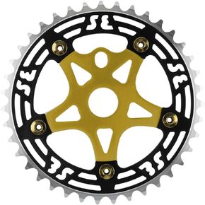 SE BIKES One Piece Alloy Chainring & Spider