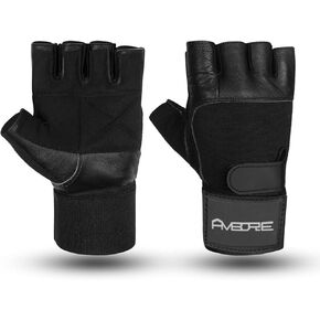 Gym Workout Best Weight Lifting Body Building Training Fitness Gloves with Strap