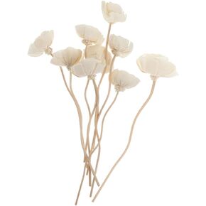 9pcs Aromatherapy Rattan Wedding Sticks Diffuser Flower Replacement Diffuser Sticks Flower Reed Diffuser Birthday Decoration for Girl Fragrance Diffusers Refill White Wick