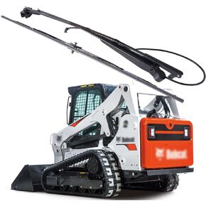 MIKODA Windshield Wiper Arm & Wiper Blade Kit 7251263 7251264 Compatible with Bobcat Loader T450 T550 T590 T595 T630 T650 T740 T750 T770 T870 A770 S450 S510 S530 S550 S570 S590 S595 S630 S650 S740