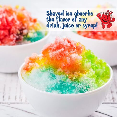Nostalgia Snow Cone Shaved Ice Machine - Retro Table-Top Slushie Machine - Includes 2 Molds - Aqua in Saudi Arabia