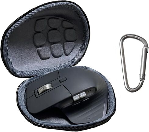 Hard Travel Mouse Case for Logitech MX Master 3 /3S/ Master 2S / MX Master Advanced Wireless Mouse, Travel Carrying Protective Storage Bag (with Carabiner Clip) in Saudi Arabia