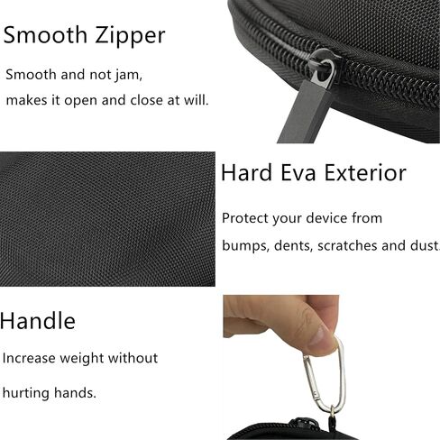 Hard Travel Mouse Case for Logitech MX Master 3 /3S/ Master 2S / MX Master Advanced Wireless Mouse, Travel Carrying Protective Storage Bag (with Carabiner Clip) in Saudi Arabia