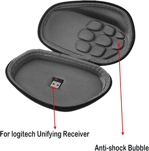 Hard Travel Mouse Case for Logitech MX Master 3 /3S/ Master 2S / MX Master Advanced Wireless Mouse, Travel Carrying Protective Storage Bag (with Carabiner Clip) in Saudi Arabia