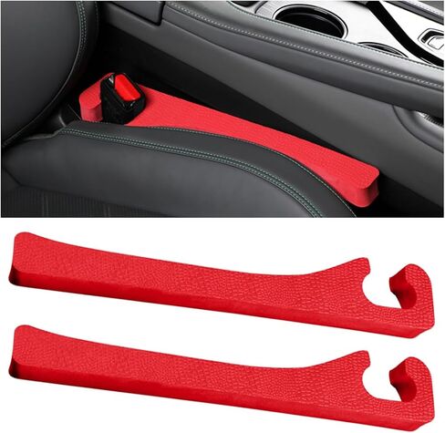 Car Seat Gap Filler, 2pcs Seat Gap Filler Organizer, Side Seam Plug Strip Fill The Gap Between Seat and Console, Stop Things Dropping, Car Accessories Universal for Most Vehicles (Brown) in Saudi Arabia