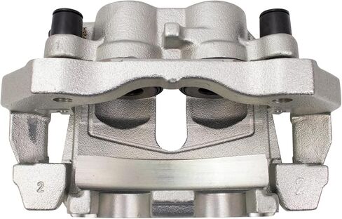 TRQ Front Brake Caliper Set Compatible with 2011-2019 Dodge Durango Jeep Grand Cherokee in Saudi Arabia