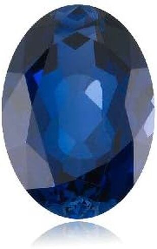 Synthetic Oval Cut Swiss Made Rough Blue Sapphire from 5x3MM-18x13MM in Saudi Arabia