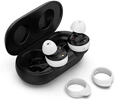 12 قطعة من أطراف الأذن وأطراف الأذن متوسطة الحجم متوافقة مع Galaxy Buds Plus/متوافقة مع Galaxy Buds، 3 أزواج من رؤوس الأذن بغطاء من السيليكون و3 أزواج من خطافات الأذن، حجم متوسط، أسود BWTM3PB in Kuwait