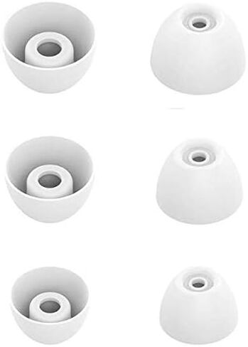 12 قطعة من أطراف الأذن وأطراف الأذن متوسطة الحجم متوافقة مع Galaxy Buds Plus/متوافقة مع Galaxy Buds، 3 أزواج من رؤوس الأذن بغطاء من السيليكون و3 أزواج من خطافات الأذن، حجم متوسط، أسود BWTM3PB in Kuwait