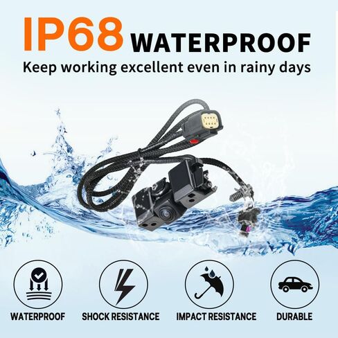 كاميرا احتياطية للرؤية الخلفية تناسب تشيفي سيلفرادو/جي إم سي سييرا 1500 2500 3500 2016-2019 كاميرا مساعدة بارك تحل محل 84062896 23363727 in Kuwait