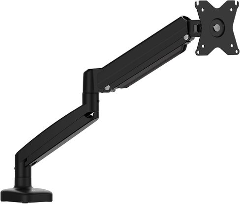 j5create Ergonomic Monitor Mount, Fully Adjustable Gas Spring Monitor Arm for 17 to 32 inch Screen, Integrated Cable Management, Comes with Clamp and Grommet Mount Options (JTSA101) in Saudi Arabia