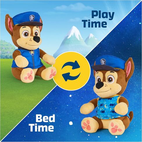 Paw Patrol, Bedtime Plush Skye, 10-Inch Stuffed Animal with Reversible Outfit, Kids Toys for Boys & Girls Ages 3 and Up in Saudi Arabia