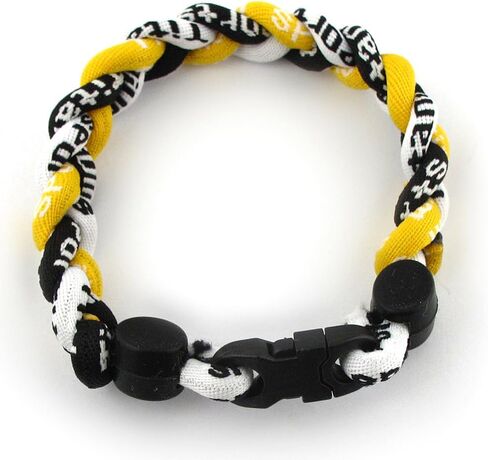 MapofBeauty Sport Style Single Color/Two Colors/Three Colors Fashion Three Braided Rope Tornado Bracelet in Saudi Arabia