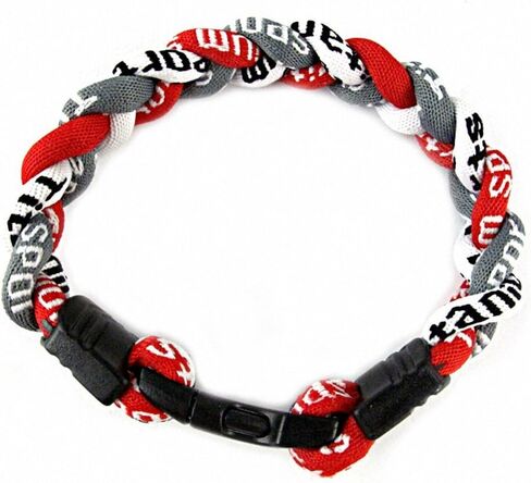 MapofBeauty Sport Style Single Color/Two Colors/Three Colors Fashion Three Braided Rope Tornado Bracelet in Saudi Arabia
