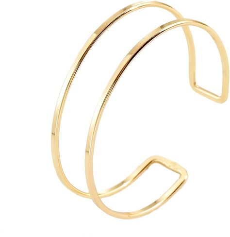 Minimalist Arm Cuff Gold Arm Cuff Upper Arm,Arm Bracelet Dainty Layered Arm Bangle Arm Cuff Jewelry for Women in Kuwait