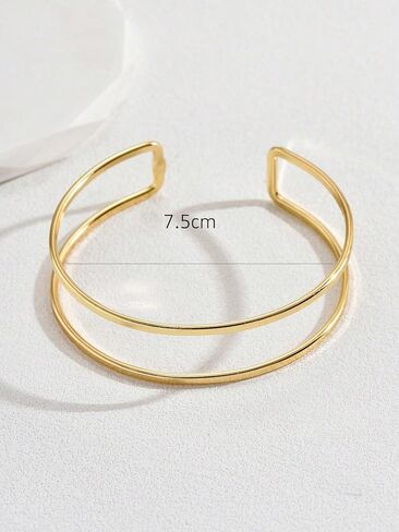 Minimalist Arm Cuff Gold Arm Cuff Upper Arm,Arm Bracelet Dainty Layered Arm Bangle Arm Cuff Jewelry for Women in Kuwait