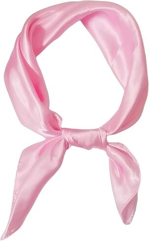 Women Satin Scarf Vintage Square Stain Scarf Square Stain Scarf Wrap Neck Scarf for Halloween in Saudi Arabia