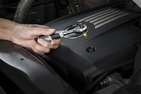 مجموعة مقابس غير قابلة للانزلاق حاصلة على براءة اختراع، مقبس مفتاح ربط بسقاطة 1/4 بوصة، مقبس لقمة توركس، مقبس لقمة سداسية، مقبس مفتاح ربط غير قابل للانزلاق لصامولة مستديرة مع فولاذ CRV، شريط تمديد، متري، 34 قطعة in Kuwait