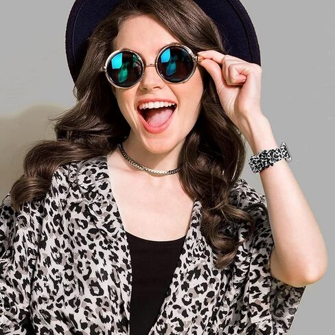 Compatible with Fitbit Versa 4/Versa 3/Sense/Sense 2 bands Scrunchie for women Replacement WatchBand Elastic Soft Cloth Stretchy Fabric Strap Wristband Girls in Kuwait