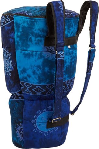 حقيبة ظهر X8 Drums & Percussion Blue Celestial Bag لـ 12 بوصة Djembes (X8-BG XL) in Kuwait