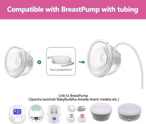 Double Wearable Breast Pump Parts 15mm Milk Collector Cup Compatible with Momcozy S9 Pro|S12 Pro Wearable Breastpump Incl 15mm Flange Use with S9 Pro|S12 Pro Parts/Accessories Replacement in Saudi Arabia
